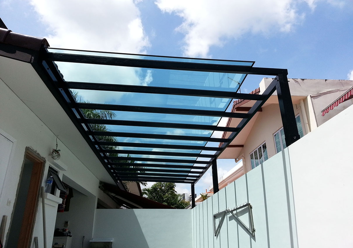 Mái poly dành cho sân phơi đồ 