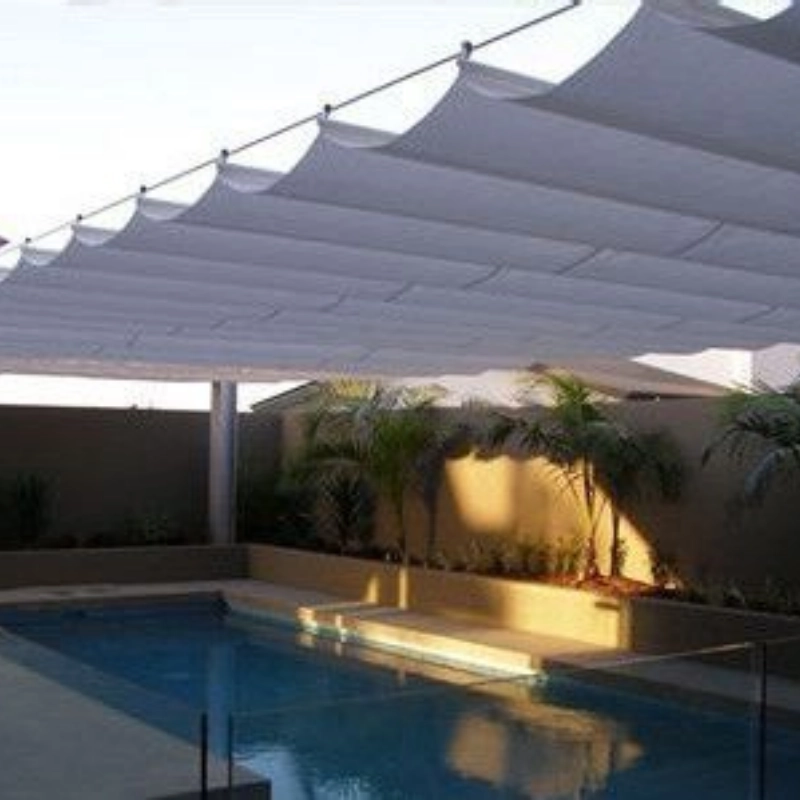 Mái xếp sân vườn