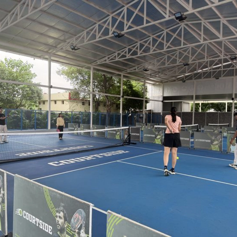 Mái Xếp Sân Pickleball
