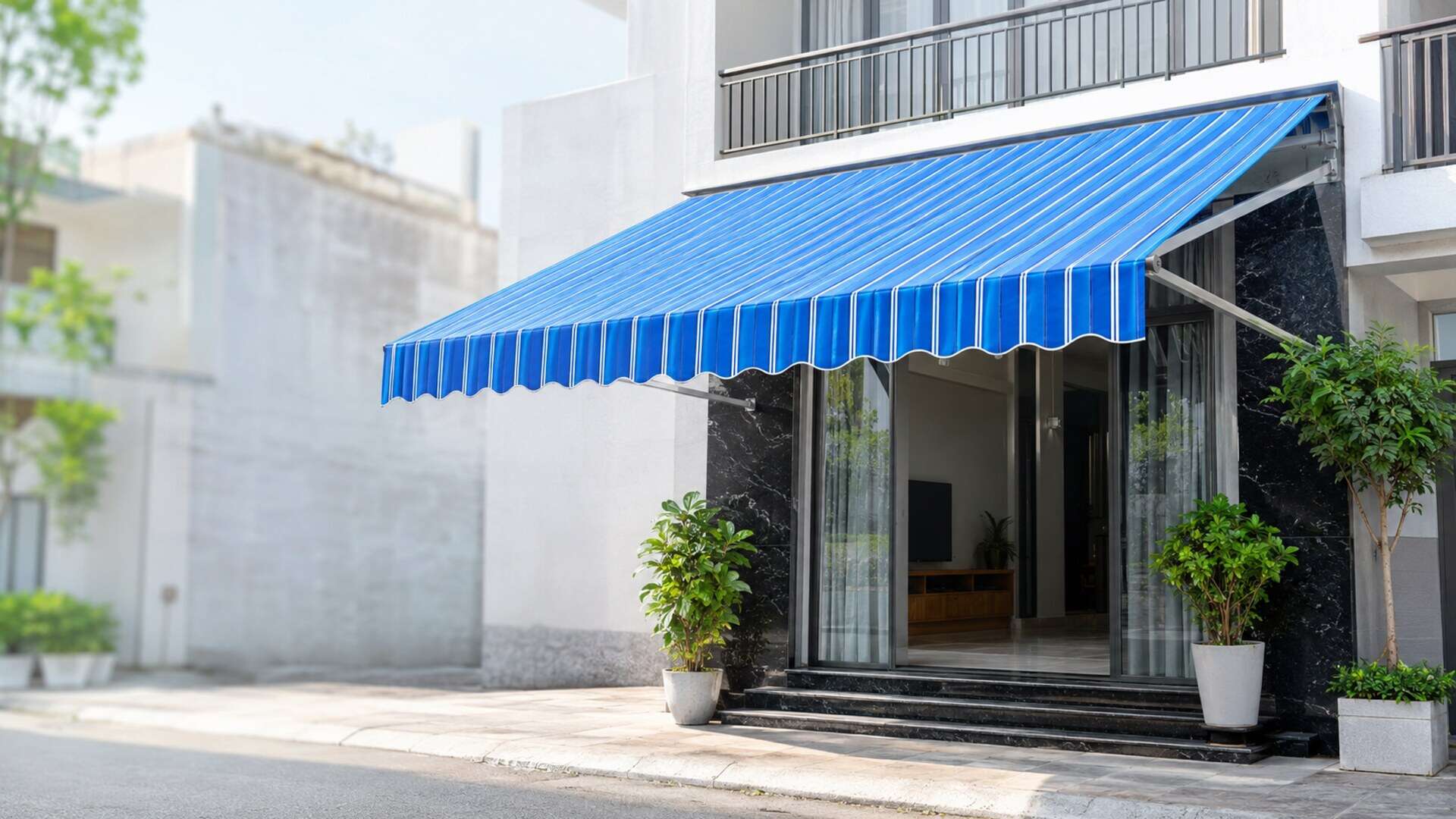 Bạt mái hiên, bạt che nắng 