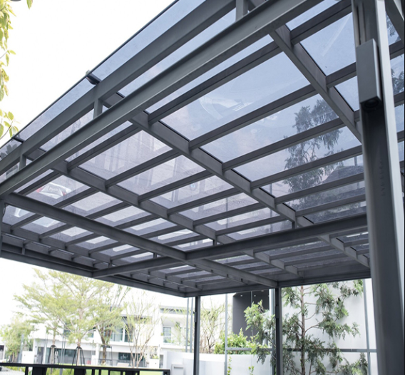 Mái Nhựa Poly Đặc Ruột Polycarbonate 